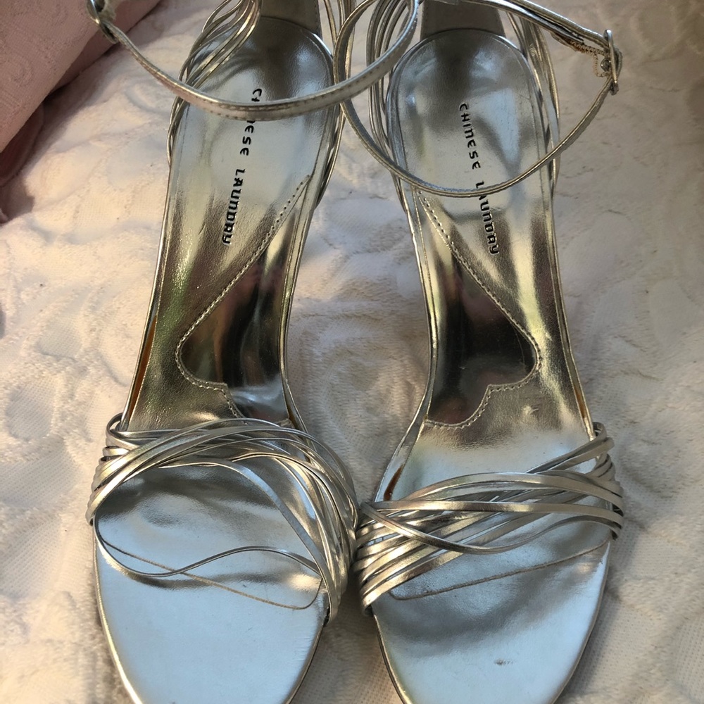 Chinese Laundry Silver Heels